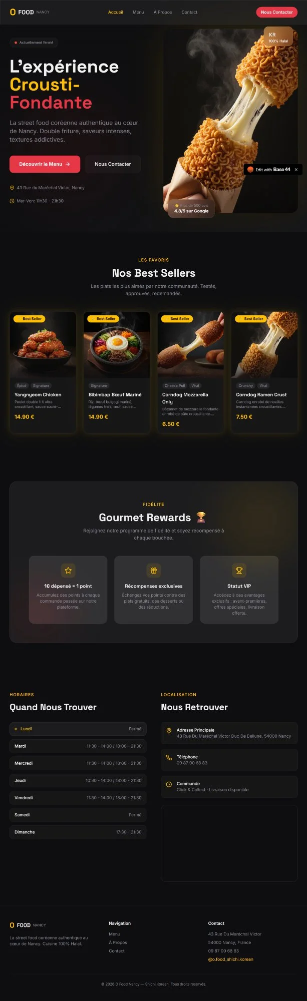 Projet O'FOOD